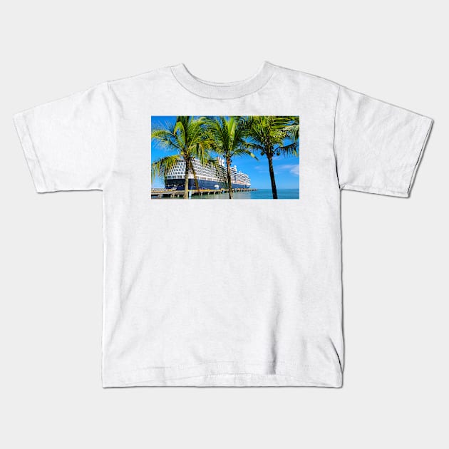 Tropical Paradise Kids T-Shirt by algill